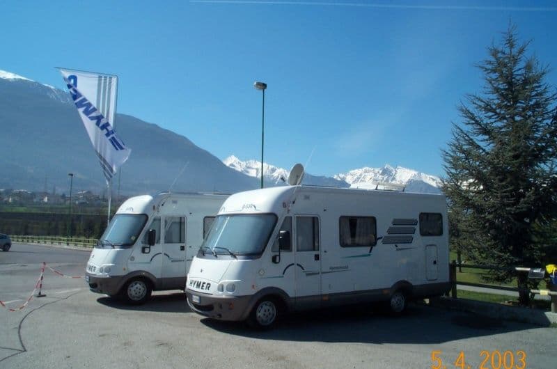Aosta e le Mongolfiere - Inaugurazione del Hymer Club Italia